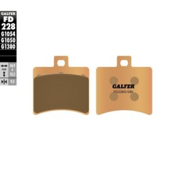 Plaquettes de frein Galfer sintered street