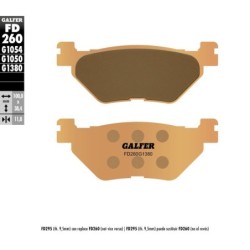 Plaquettes de frein Galfer sintered street