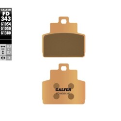 Plaquettes de frein Galfer sintered street