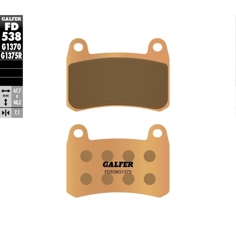 Plaquettes de frein Galfer sintered Plaquettes de frein Galfer sintered