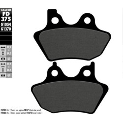 Plaquettes de frein Galfer semi metal