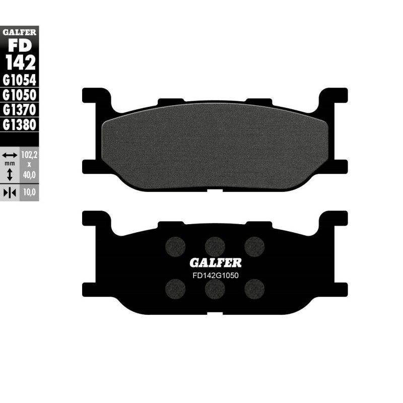 Plaquettes de frein Galfer semi metal street Plaquettes de frein Galfer semi metal street