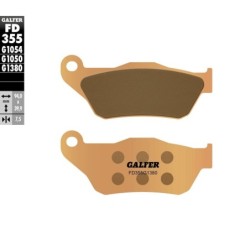 Plaquettes de frein Galfer sintered street