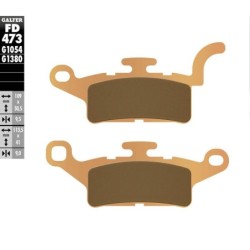 Plaquettes de frein Galfer sintered street