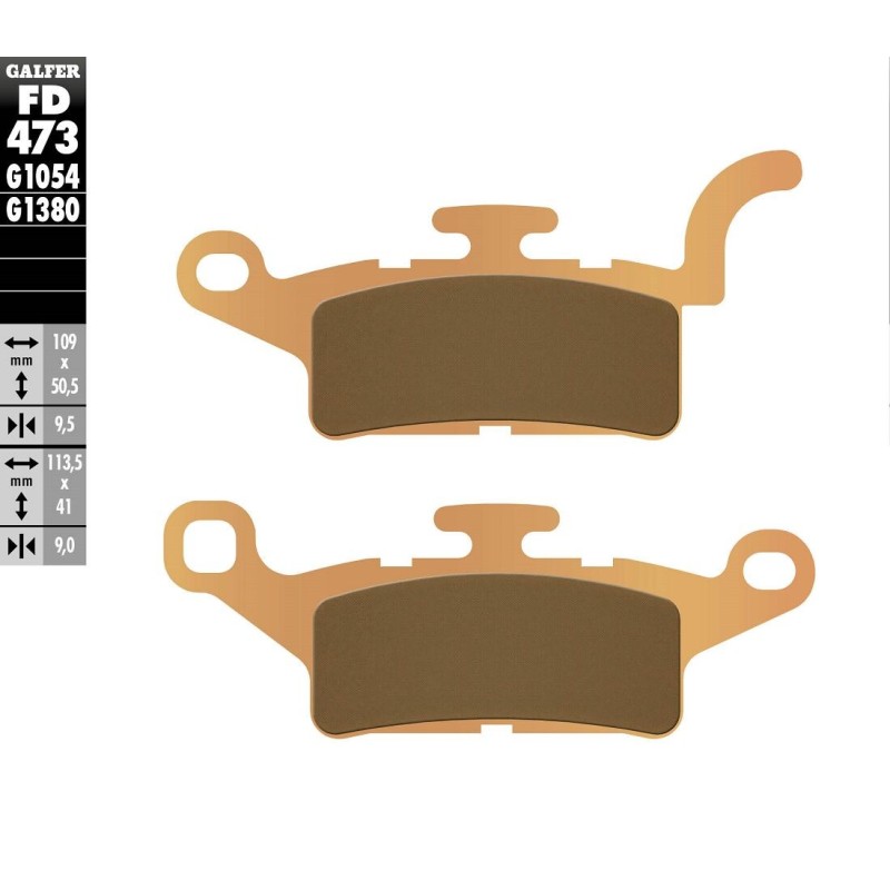 Plaquettes de frein Galfer sintered street Plaquettes de frein Galfer sintered street