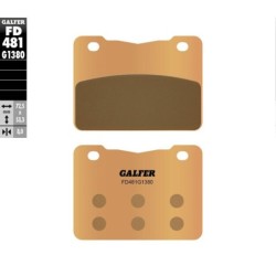 Plaquettes de frein Galfer sintered street