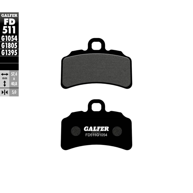 Plaquettes de frein Galfer semi metal Plaquettes de frein Galfer semi metal