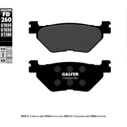 Plaquettes de frein Galfer semi metal street