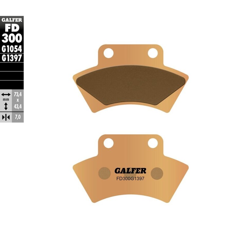 Plaquettes de frein Galfer sintered atv Plaquettes de frein Galfer sintered atv