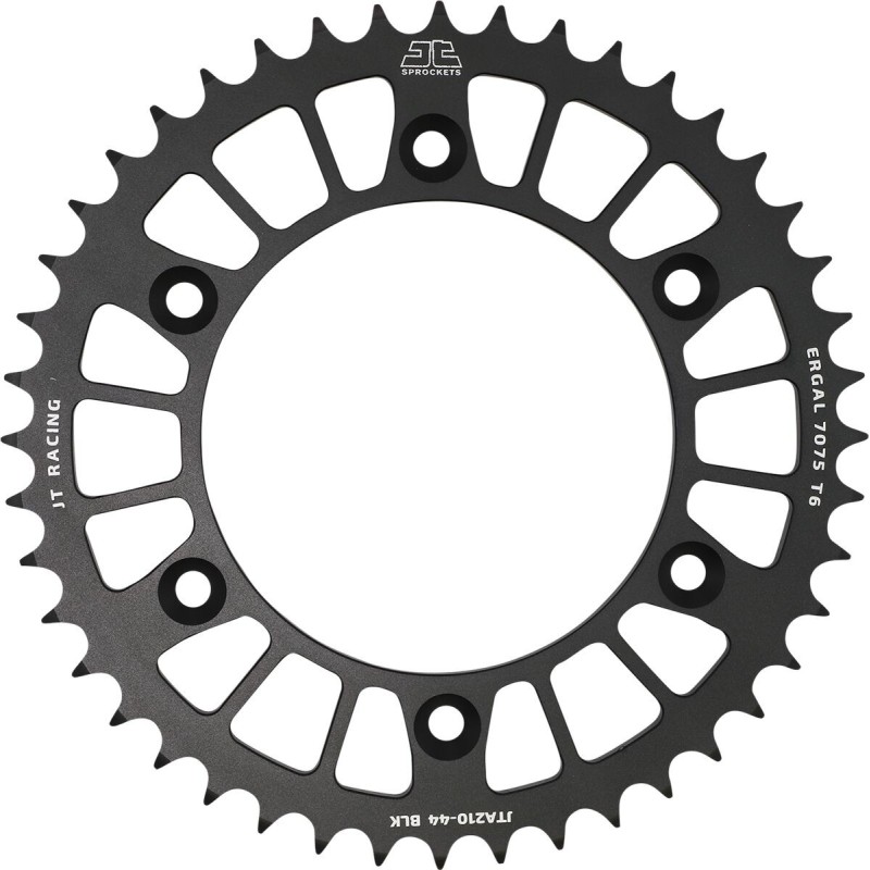 Couronne JT SPROCKETS aluminium ultra-light anti-boue HONDA CR CRF 44 dents Noir Couronne JT SPROCKETS aluminium ultra-light anti-boue HONDA CR CRF 44 dents Noir