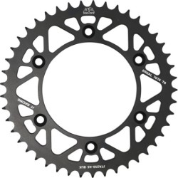Couronne JT SPROCKETS aluminium ultra-light anti-boue HONDA CR CRF 45 dents Noir