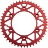 Couronne JT SPROCKETS aluminium ultra-light anti-boue HONDA CR CRF 47 dents Rouge