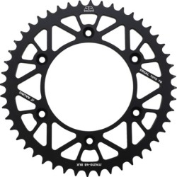 Couronne JT SPROCKETS aluminium ultra-light anti-boue HONDA CR CRF 48 dents Noir