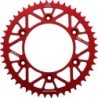 Couronne JT SPROCKETS aluminium ultra-light anti-boue HONDA CR CRF 48 dents Rouge
