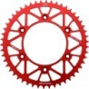 Couronne JT SPROCKETS aluminium ultra-light anti-boue HONDA CR CRF 50 dents Rouge