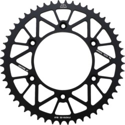 Couronne JT SPROCKETS aluminium ultra-light anti-boue HONDA CR CRF 52 dents Noir