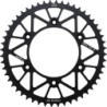 Couronne JT SPROCKETS aluminium ultra-light anti-boue HONDA CR CRF 52 dents Noir