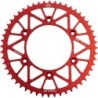 Couronne JT SPROCKETS aluminium ultra-light anti-boue HONDA CR CRF 52 dents Rouge