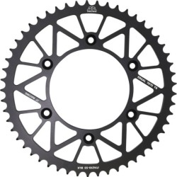 Couronne JT SPROCKETS aluminium ultra-light anti-boue HONDA CR CRF 53 dents Noir