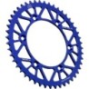 Couronne JT SPROCKETS aluminium ultra-light anti-boue YAMAHA YZ YZF WRF 48 dents Bleu