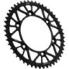 Couronne JT SPROCKETS aluminium ultra-light anti-boue YAMAHA YZ YZF WRF 49 dents Noir