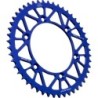 Couronne JT SPROCKETS aluminium ultra-light anti-boue YAMAHA YZ YZF WRF 49 dents Bleu
