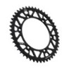 Couronne JT SPROCKETS aluminium ultra-light anti-boue KAWASAKI KX KXF 46 dents Noir