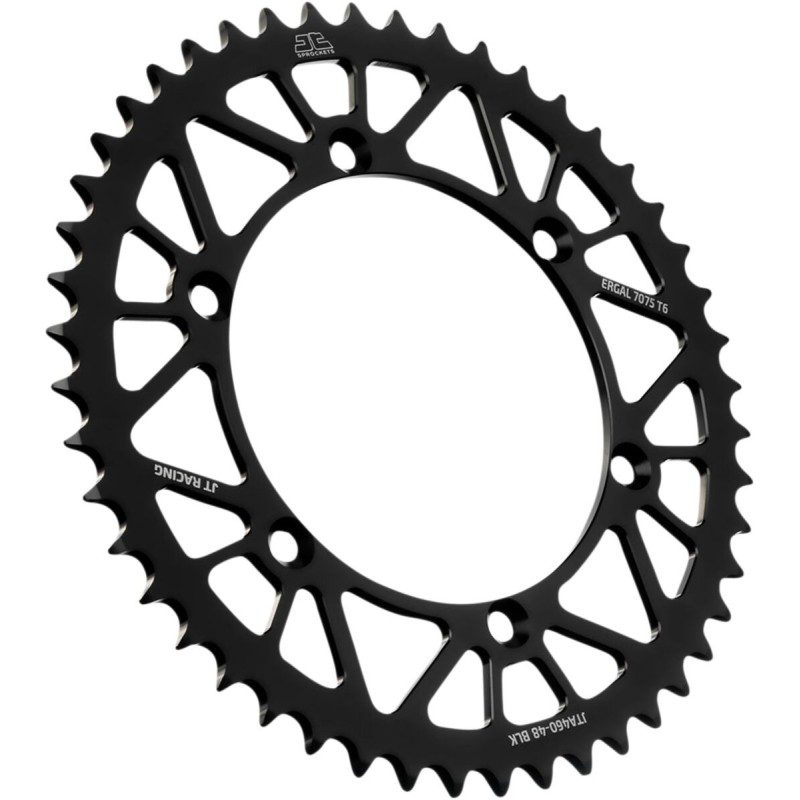Couronne JT SPROCKETS aluminium ultra-light anti-boue KAWASAKI KX KXF 48 dents Noir Couronne JT SPROCKETS aluminium ultra-light anti-boue KAWASAKI KX KXF 48 dents Noir