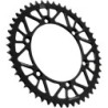 Couronne JT SPROCKETS aluminium ultra-light anti-boue KAWASAKI KX KXF 48 dents Noir