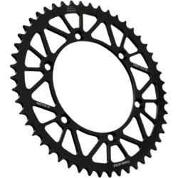 Couronne JT SPROCKETS aluminium ultra-light anti-boue KAWASAKI KX KXF 50 dents Noir