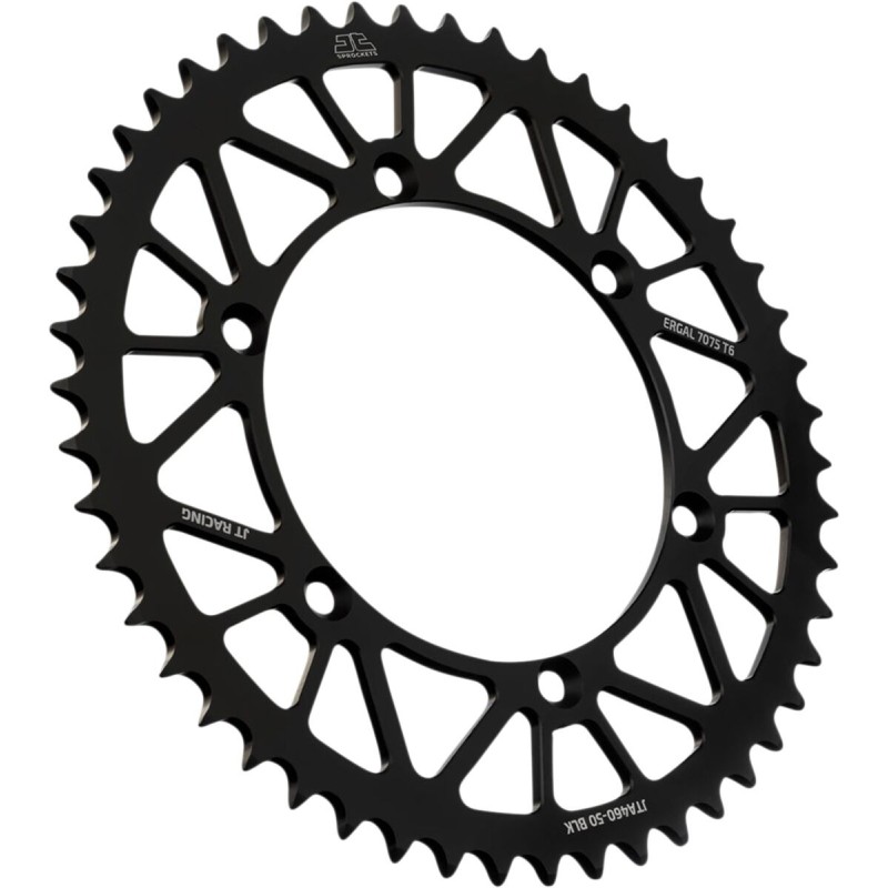 Couronne JT SPROCKETS aluminium ultra-light anti-boue KAWASAKI KX KXF 50 dents Noir Couronne JT SPROCKETS aluminium ultra-light anti-boue KAWASAKI KX KXF 50 dents Noir