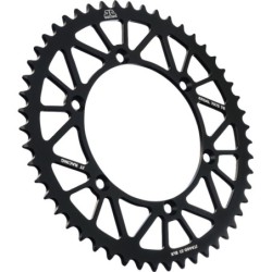 Couronne JT SPROCKETS aluminium ultra-light anti-boue KAWASAKI KX KXF 51 dents Noir