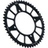 Couronne JT SPROCKETS aluminium ultra-light anti-boue 51 dents KAWASAKI Noir