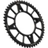 Couronne JT SPROCKETS aluminium ultra-light anti-boue 51 dents KAWASAKI Noir