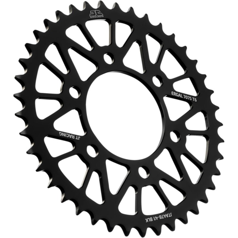 Couronne JT SPROCKETS aluminium ultra-light anti-boue 41 dents KAWASAKI Noir Couronne JT SPROCKETS aluminium ultra-light anti-boue 41 dents KAWASAKI Noir