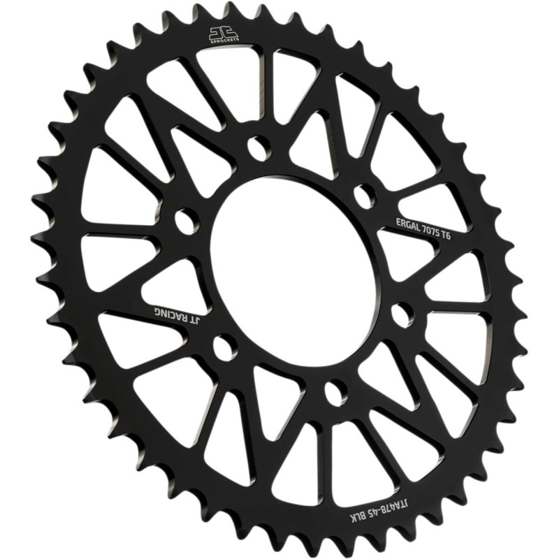 Couronne JT SPROCKETS aluminium ultra-light anti-boue 45 dents KAWASAKI Noir Couronne JT SPROCKETS aluminium ultra-light anti-boue 45 dents KAWASAKI Noir