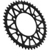 Couronne JT SPROCKETS aluminium ultra-light anti-boue 46 dents KAWASAKI / YAMAHA Noir
