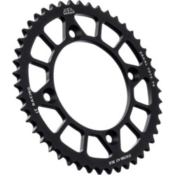 Couronne JT SPROCKETS aluminium ultra-light anti-boue YAMAHA 85 YZ / SUZUKI 85 RM 47 dents Noir
