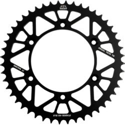 Couronne JT SPROCKETS aluminium ultra-light anti-boue SUZUKI RM RMZ 48 dents Noir