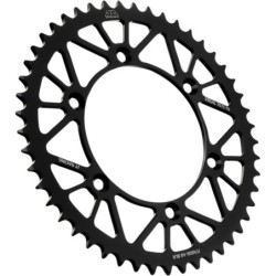 Couronne JT SPROCKETS aluminium ultra-light anti-boue SUZUKI RM RMZ 49 dents Noir