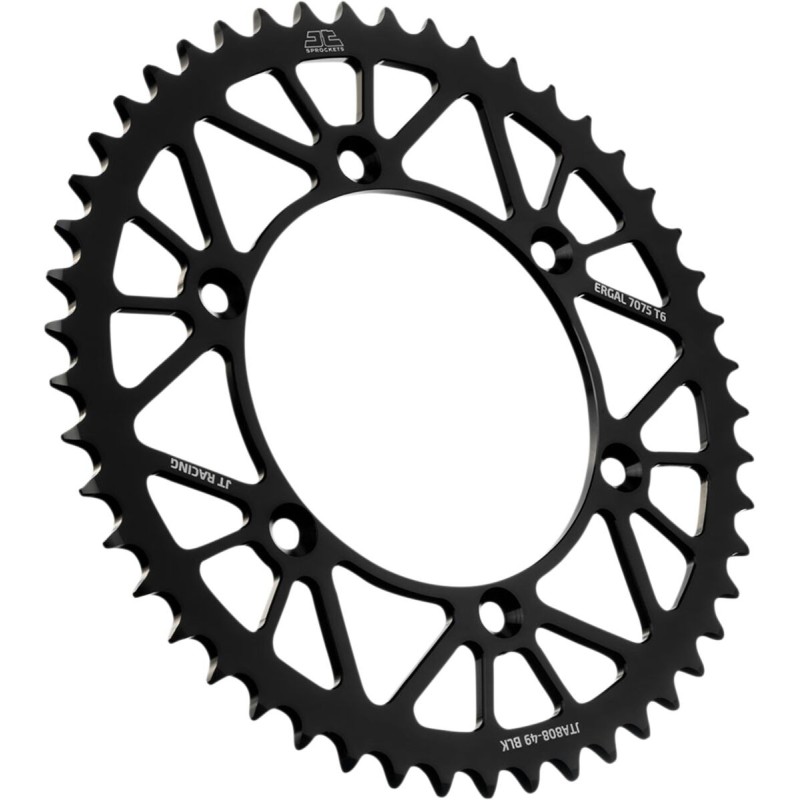 Couronne JT SPROCKETS aluminium ultra-light anti-boue SUZUKI RM RMZ 49 dents Noir Couronne JT SPROCKETS aluminium ultra-light anti-boue SUZUKI RM RMZ 49 dents Noir