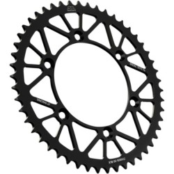 Couronne JT SPROCKETS aluminium ultra-light anti-boue SUZUKI RM RMZ 50 dents Noir