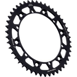 Couronne JT SPROCKETS aluminium ultra-light anti-boue YAMAHA YZ WR avant 1998 46 dents Noir