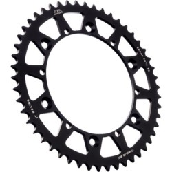Couronne JT SPROCKETS aluminium ultra-light anti-boue YAMAHA YZ WR avant 1998 50 dents Noir