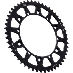 Couronne JT SPROCKETS aluminium ultra-light anti-boue YAMAHA YZ WR avant 1998 51 dents Noir