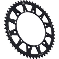 Couronne JT SPROCKETS aluminium ultra-light anti-boue YAMAHA YZ WR avant 1998 52 dents Noir