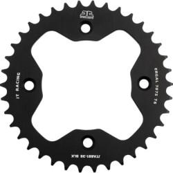 Couronne JT SPROCKETS aluminium ultra-light anti-boue KTM ATV 38 dents Noir