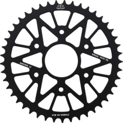 Couronne JT SPROCKETS aluminium ultra-light anti-boue 45 dents KTM DUKE Noir