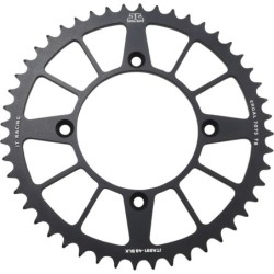 Couronne JT SPROCKETS aluminium ultra-light anti-boue 48 dents KTM FREERIDE Noir