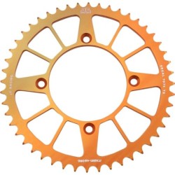 Couronne JT SPROCKETS aluminium ultra-light anti-boue 48 dents KTM FREERIDE Orange